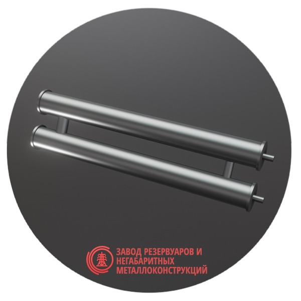 Регистры отопления двухрядные РСП-2x57x2.5-2000 мм