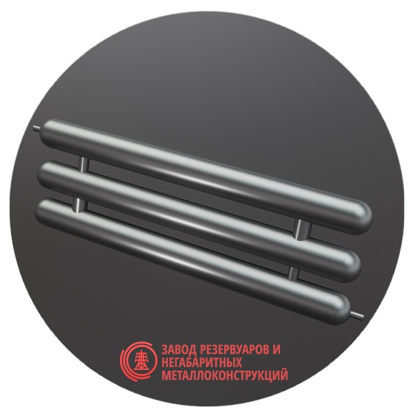 Регистры отопления трехрядные РСЭ-3x89x3.0-7000 мм