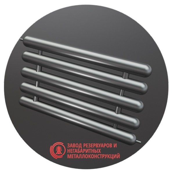 Регистры отопления пятирядные РСЭ-5x114x4.0-2000 мм